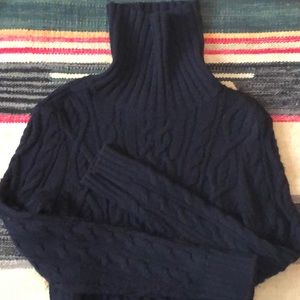 Coziest Cableknit Turtleneck